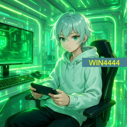 Imagem promocional da WIN4444 mostrando a plataforma e suas vantagens