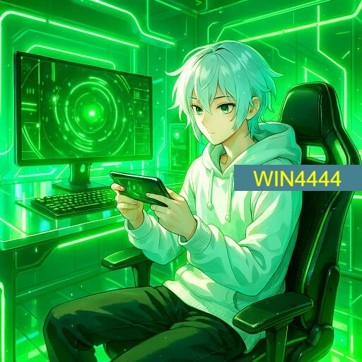 Imagem promocional da WIN4444 mostrando a plataforma e suas vantagens