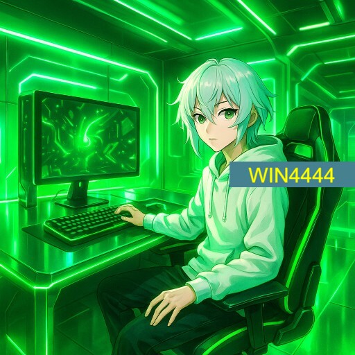 Imagem promocional da WIN4444 mostrando a plataforma e suas vantagens