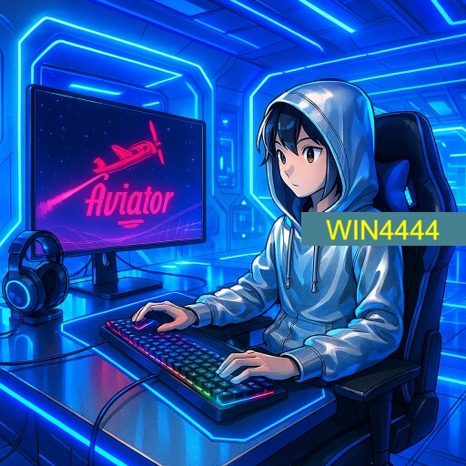 Imagem promocional da WIN4444 mostrando a plataforma e suas vantagens