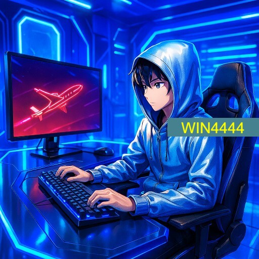 Imagem promocional da WIN4444 mostrando a plataforma e suas vantagens
