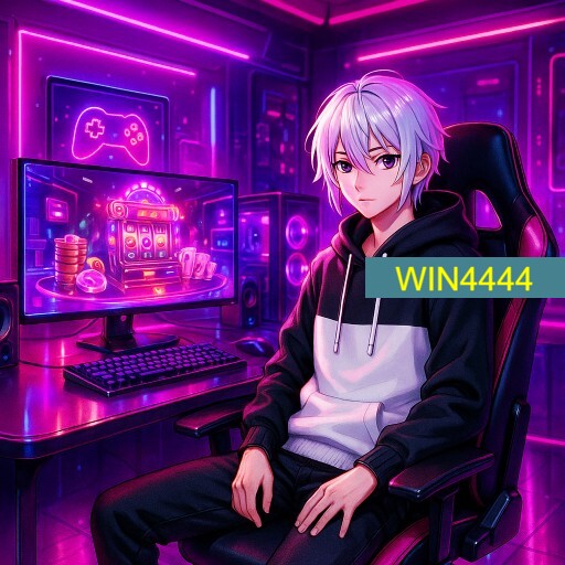 Imagem promocional da WIN4444 mostrando a plataforma e suas vantagens