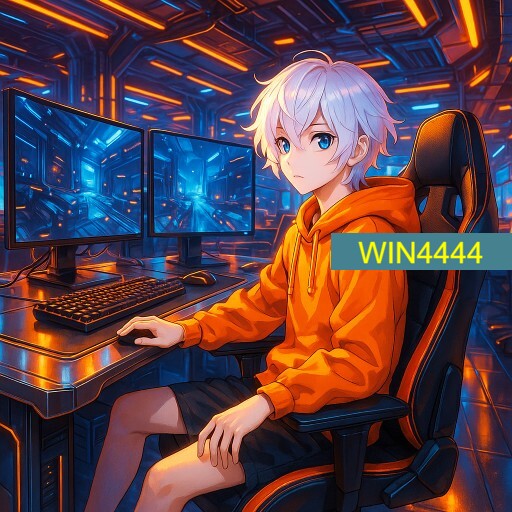 Imagem promocional da WIN4444 mostrando a plataforma e suas vantagens