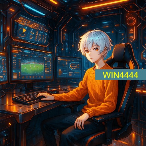 Imagem promocional da WIN4444 mostrando a plataforma e suas vantagens