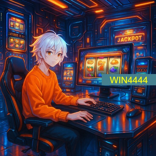 Imagem promocional da WIN4444 mostrando a plataforma e suas vantagens