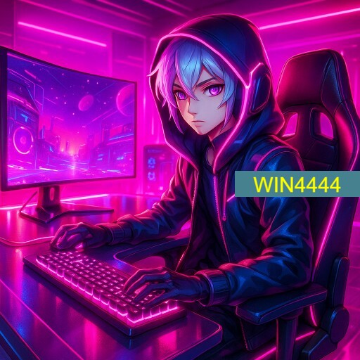 Imagem promocional da WIN4444 mostrando a plataforma e suas vantagens