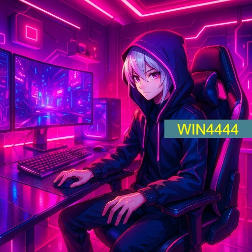 Imagem promocional da WIN4444 mostrando a plataforma e suas vantagens