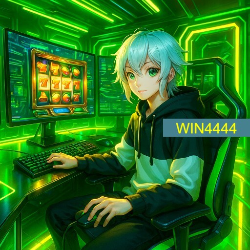 Imagem promocional da WIN4444 mostrando a plataforma e suas vantagens