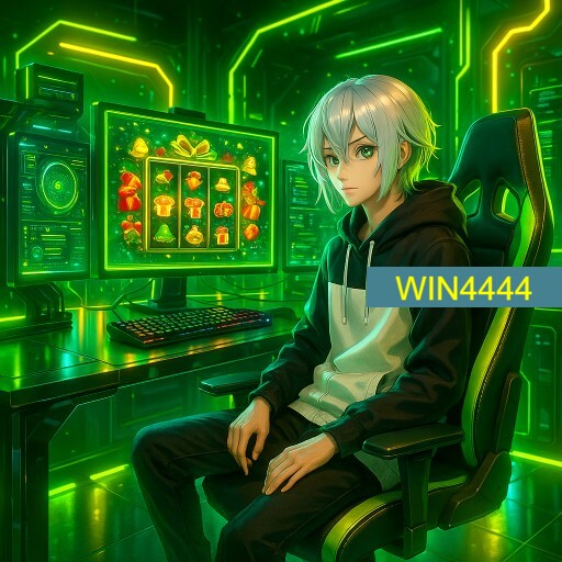 Imagem promocional da WIN4444 mostrando a plataforma e suas vantagens